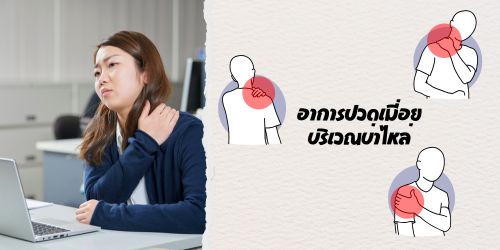 อาการปวดเมื่อยบริเวรบ่าไหล่